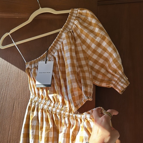 NWT Who What Wear for Target gingham dress. Size small. - Picture 3 of 6